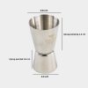 One Two Cups Gelas Ukur Bartender Cocktail Measuring Double Shot LE2